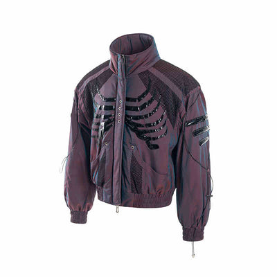 Chaqueta de Malla con Costuras Reforzadas - Diseño Moderno y Versátil - Image 5