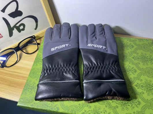 Guantes de Punto Gruesos para Hombre, a Prueba de Viento y Frío - Image 8