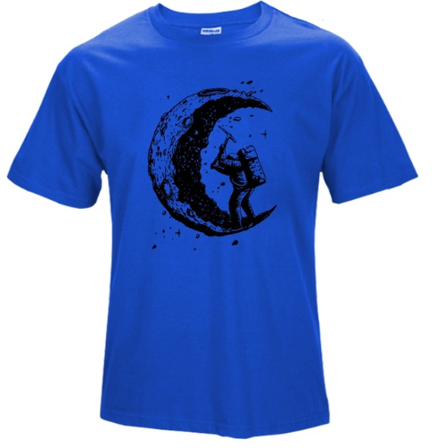 Playera Casual Hombre Estampado Luna - Cómoda y Versátil - Image 10