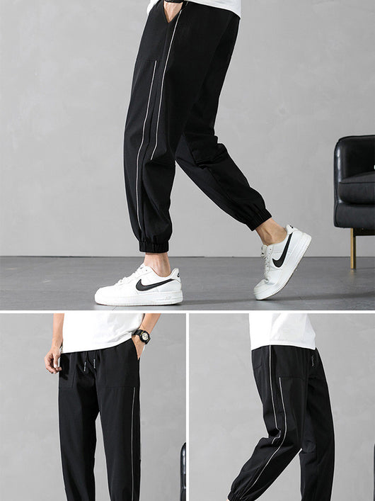 Pantalones Deportivos de Seda Helada - Capris Ajustados de 9 Puntos - Image 9