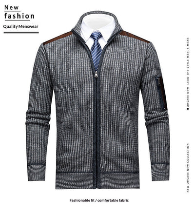 Cardigan Tejido Cuello Alto con Forro Polar para Máximo Abrigo - Image 9