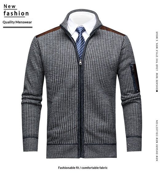 Cardigan Tejido Cuello Alto con Forro Polar para Máximo Abrigo - Image 9