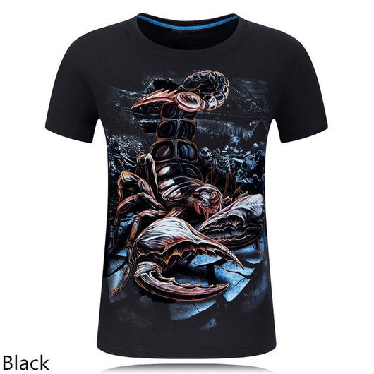Playera Casual Estampado Animal 3D Personalizada Talla Grande Hombre - Image 9