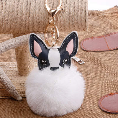 Llavero Pelota de Plumas PU para Mascotas - Accesorio Adorable - Image 26
