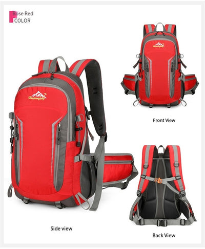 Mochila de Montaña Profesional 60L Impermeable Ligera para Senderismo y Camping - Image 7
