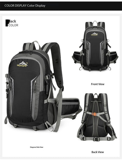 Mochila de Montaña Profesional 60L Impermeable Ligera para Senderismo y Camping - Image 8
