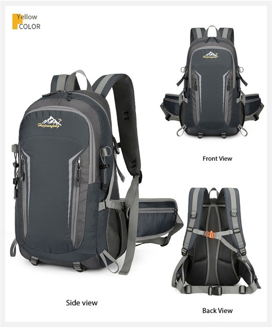 Mochila de Montaña Profesional 60L Impermeable Ligera para Senderismo y Camping - Image 9