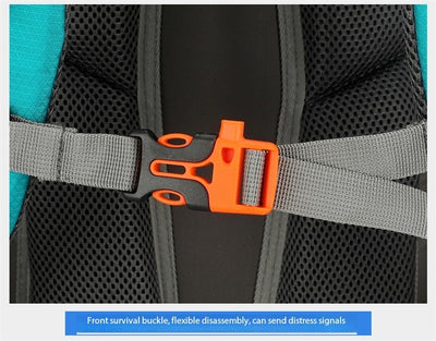 Mochila de Montaña Profesional 60L Impermeable Ligera para Senderismo y Camping - Image 12