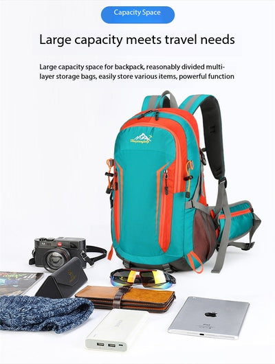 Mochila de Montaña Profesional 60L Impermeable Ligera para Senderismo y Camping - Image 15