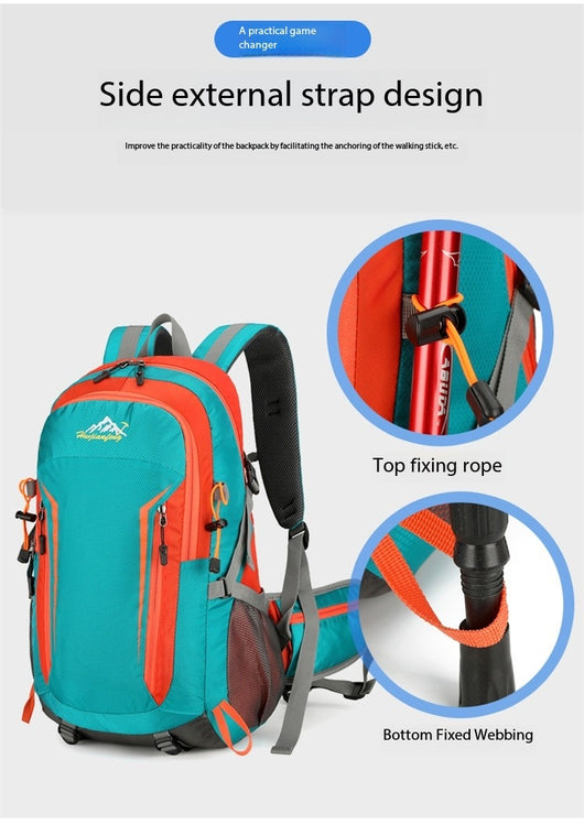 Mochila de Montaña Profesional 60L Impermeable Ligera para Senderismo y Camping - Image 24