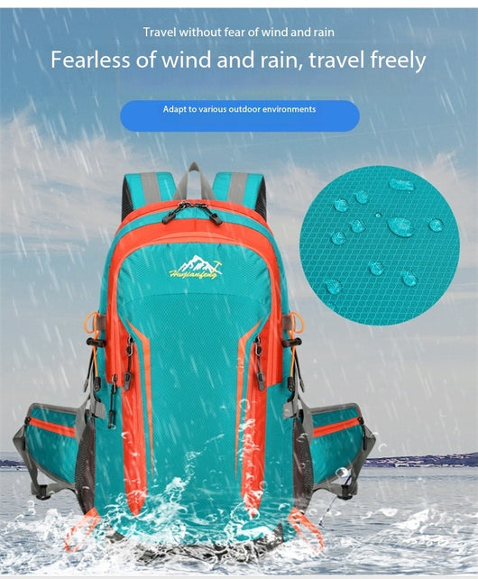 Mochila de Montaña Profesional 60L Impermeable Ligera para Senderismo y Camping - Image 36