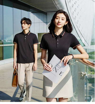 Polo de Verano Unisex con Encaje en Solapa de Algodón Premium - Image 9