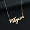 Women's Short Clavicle Chain Vegetarian Pendant Rose Gold