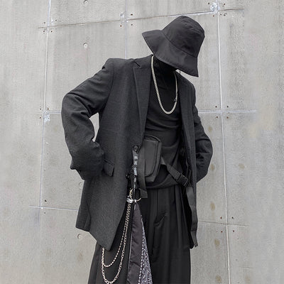 Traje Suelto de Manga Larga para Hombre - Estilo Moderno