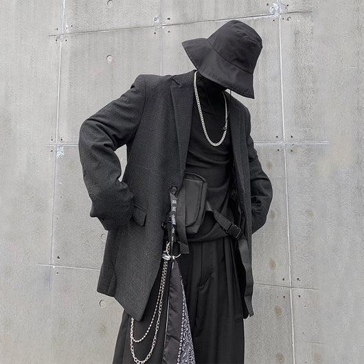 Traje Suelto de Manga Larga para Hombre - Estilo Moderno