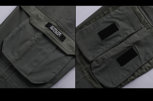 Pantalones Casuales Urbanos con Múltiples Bolsillos para Hombre - Image 11