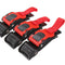 Kit 3 Hebillas de Liberación Rápida para Casco de Motocicleta y Bicicleta