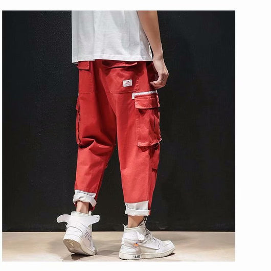 Pantalones Hip Hop Rectos Holgados - Image 9