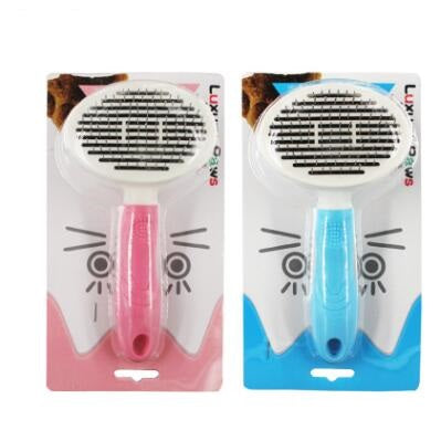 Peine Automático Deslanador para Perros y Gatos con Autolimpieza