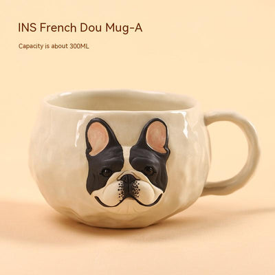 Taza de Café Bulldog Francés Diseño Artesanal Original - Image 3