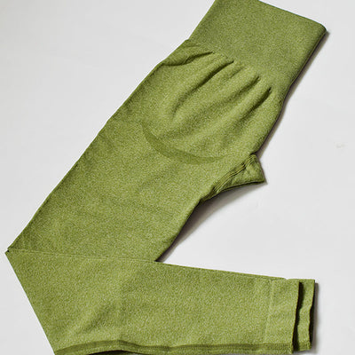 Pantalones de yoga cintura alta con soporte elástico para fitness - Image 9