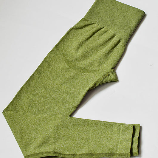 Pantalones de yoga cintura alta con soporte elástico para fitness - Image 9