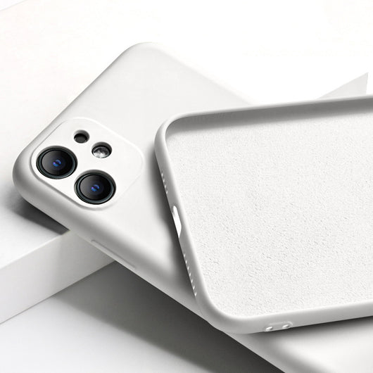 Funda de Silicona Líquida Antiimpacto - Colores Sólidos - Image 11
