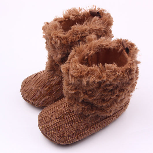Botitas y Zapatos de Lana Tejida para Bebé - Image 3