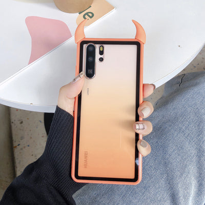 Funda para Teléfono con Cuernos Arcoíris - Image 4