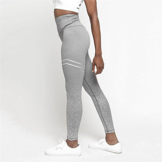 Leggings Deportivos de Cintura Alta con Estampado Hot Stamping - Image 7
