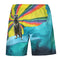 Shorts de Playa con Malla Estampada