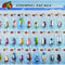Set de 30 Señuelos Giratorios de Metal para Pesca de Trucha, Salmón y Lucio