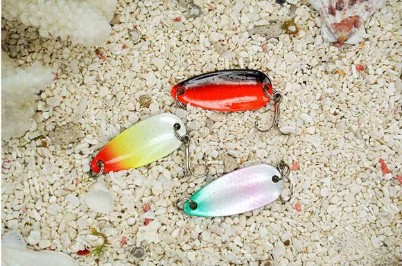 Set de 30 Señuelos Giratorios de Metal para Pesca de Trucha, Salmón y Lucio