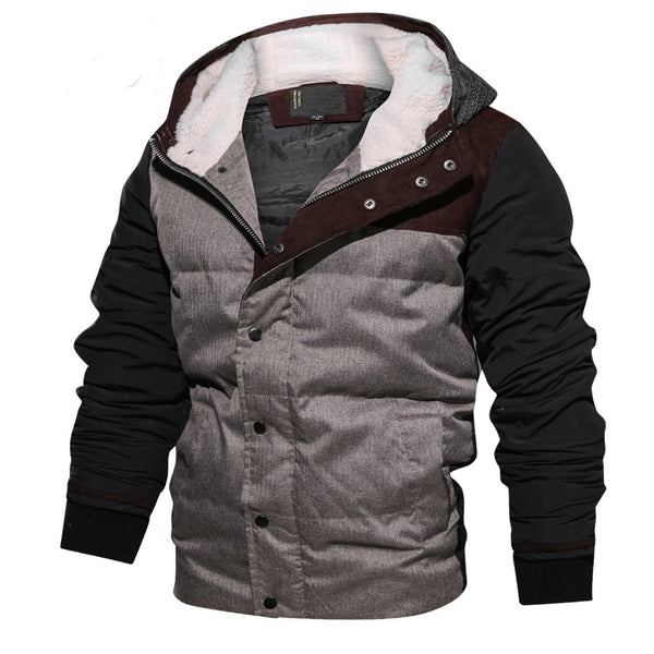 Chaqueta de Invierno 3D Acolchada para Hombre