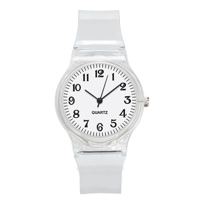 Reloj de Moda con Correa Transparente y Esfera de Color - Image 9