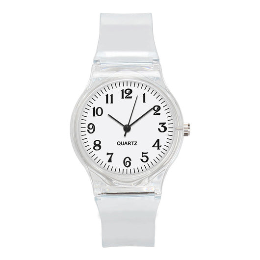 Reloj de Moda con Correa Transparente y Esfera de Color - Image 9