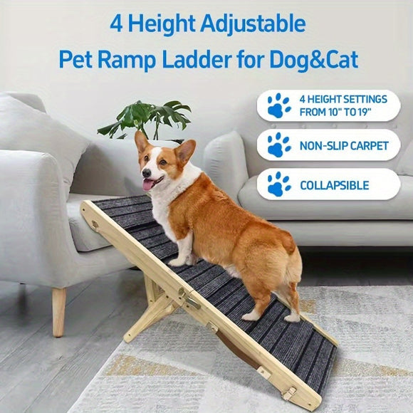 Escalera para Perros Mayores con Soporte de Carga Reforzado
