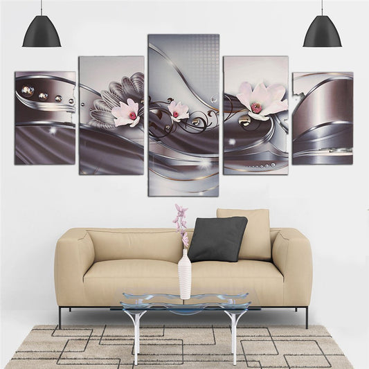 Set de 5 Cuadros de Pintura de Diamantes DIY