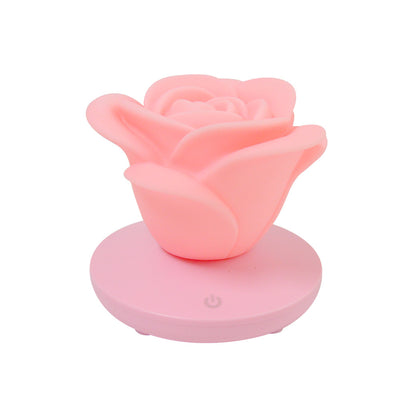 Lámpara Nocturna Rosa Romántica con 3 Niveles de Luz Ajustable - Image 9