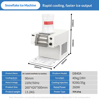 Máquina Automática para Hacer Nieve y Hielo Raspado - Image 5