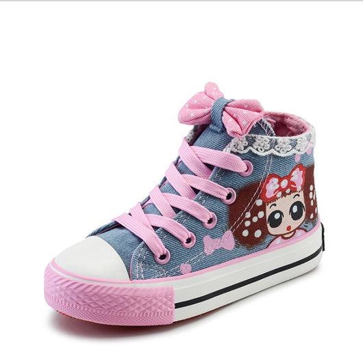 Zapatos de Lona para Niñas Talla 9 - Diseño Otoñal Cómodo - Image 10
