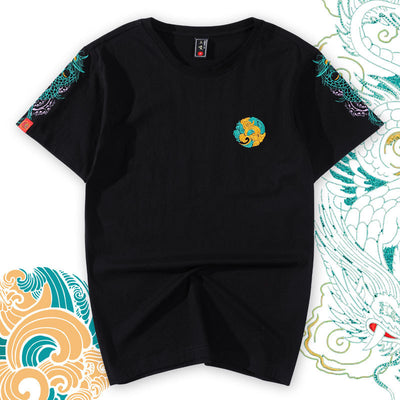Camisa de Verano con Bordado para Hombre