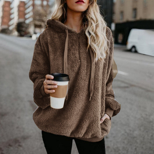 Sudadera Polar Mujer con Cierre y Bolsillos - Abrigo Térmico Otoño Invierno - Image 8