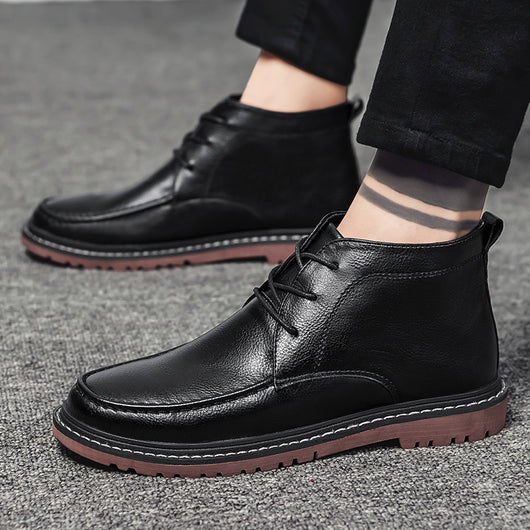 Botas Altas de Cuero para Hombre - Zapatos Premium de Caña Alta - Image 10