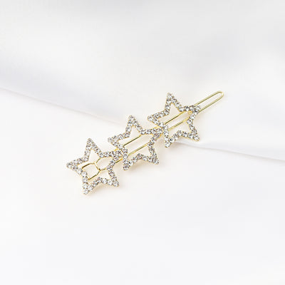 Pasador de Cabello con Strass Alfabeto y Estrella para Flequillo - Image 26