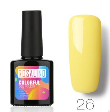 Gel UV para Uñas ROSALIND Color Sólido - Tratamiento Profesional Salón 10ml - Image 20
