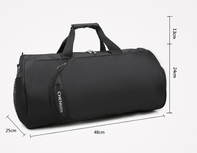 Bolsa Deportiva Cilíndrica para Hombre - Bolsa de Entrenamiento Multideporte Impermeable - Image 7