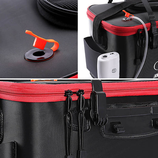 Bolsa Portátil para Pesca con Tanque Plegable y Aislamiento Reforzado - Image 3