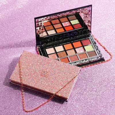 Sombra de Ojos Perlada Rosa Brillante con Efecto Estrella
