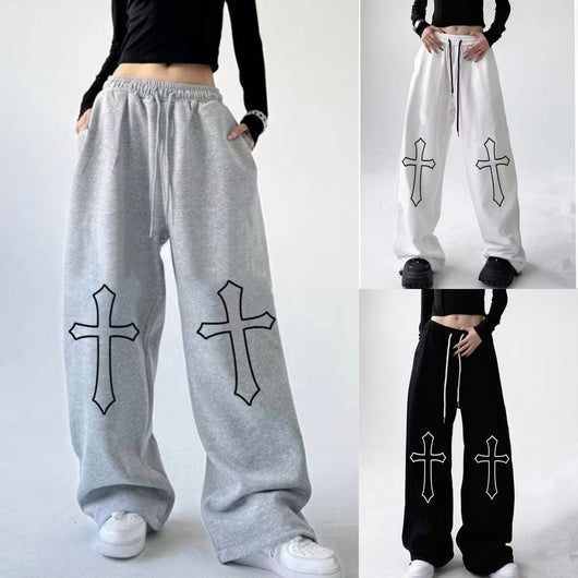 Pantalón Deportivo Cintura Alta con Cordón Estilo Hot Girl Hiphop - Image 22